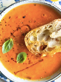 A picture of Roasted Tomato Soup.