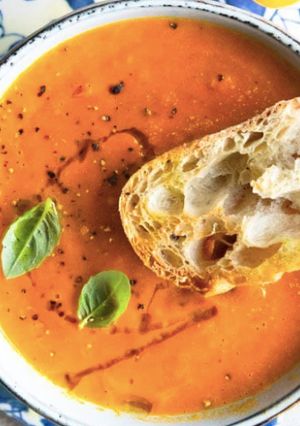 A picture of Roasted Tomato Soup.