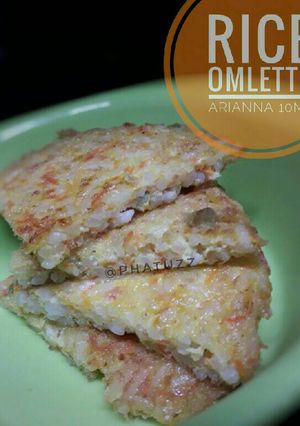Foto resep Rice omlette (MPASI Arianna 10m+)