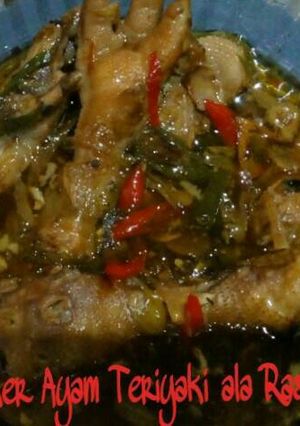Foto resep Ceker Ayam Teriyaki simple dan yummy