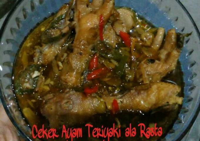 Ceker Ayam Teriyaki simple dan yummy