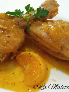 Una foto de Pollo en salsa de mandarina