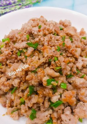 Hình của món Thịt băm rang mặn ngọt.