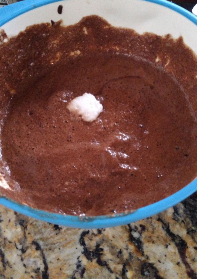 Una foto de Mousse de chocolate