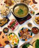 Lẩu gà rượu nếp