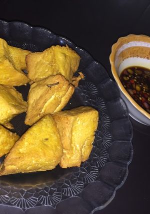 Foto resep Tahu goreng ungkep cocol sambel kecap simpleeeee