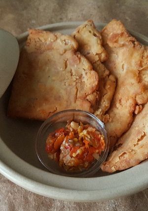 Foto resep Dadar kornet geprek