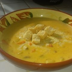 A picture of Creamy Vegetable Soup.