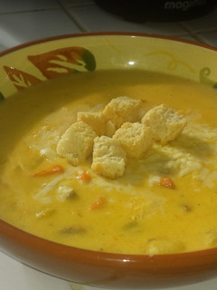 A picture of Creamy Vegetable Soup.
