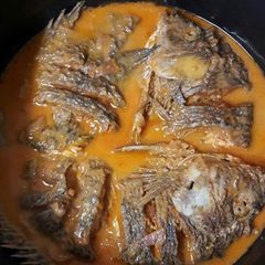 A picture of Fish Stew with Coconut milk.