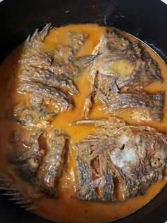 A picture of Fish Stew with Coconut milk.