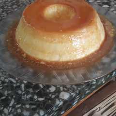 Una foto de Flan casero