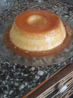 Una foto de Flan casero