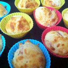 A picture of Ham And Cheese Cupcakes.