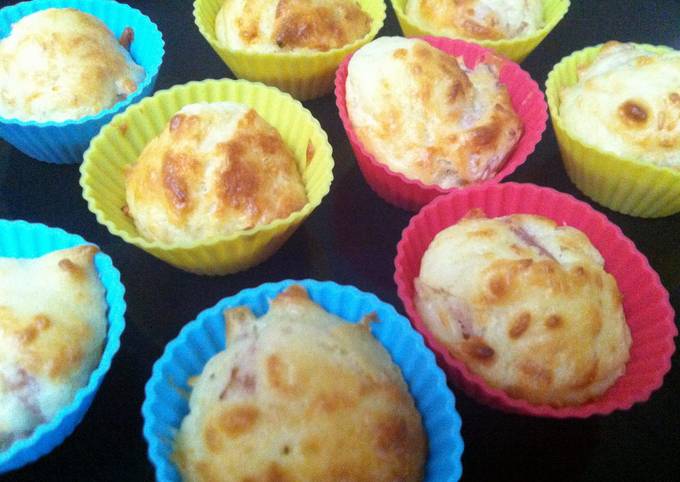 Ham And Cheese Cupcakes