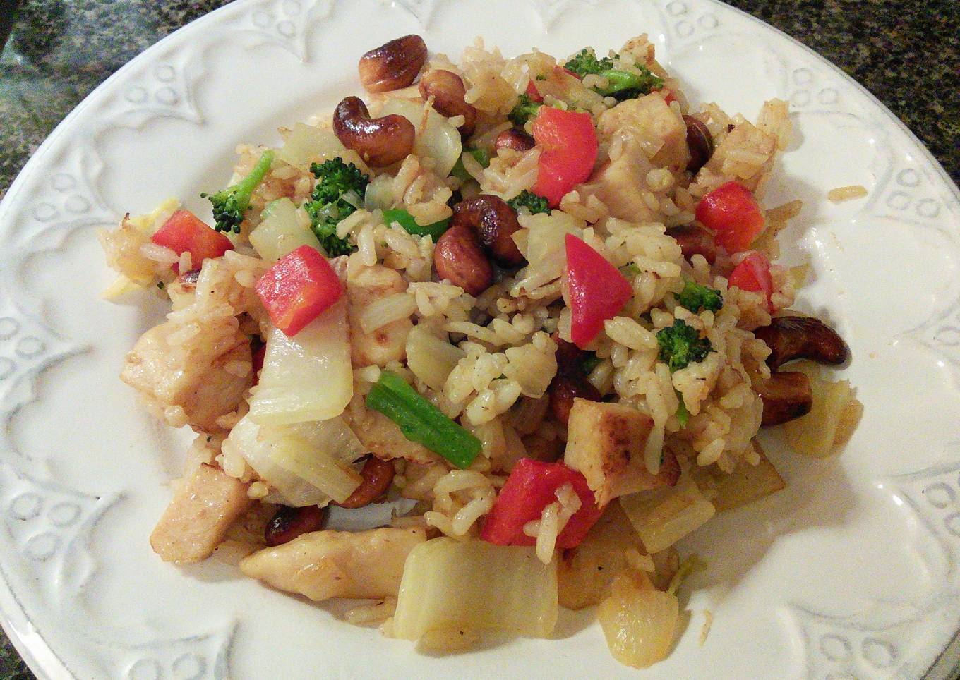 Cashew Chicken Fried Rice 