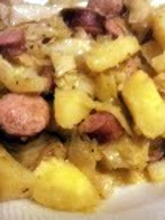 A picture of Miss Mimmy's Old Dutch Pot (fried cabbage).