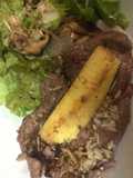 Tender Beef Steak with Inexpensive Meat