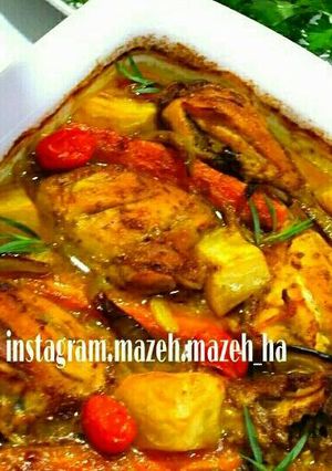 عکسی از دستور مرغ تنوری مجلسی، با طعم عااااالی