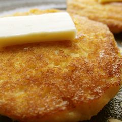 A picture of Low-carb Mock Okara Pancakes.
