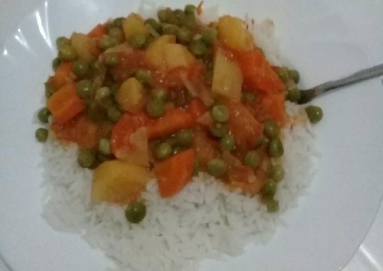 Vegan Potato Pea stew