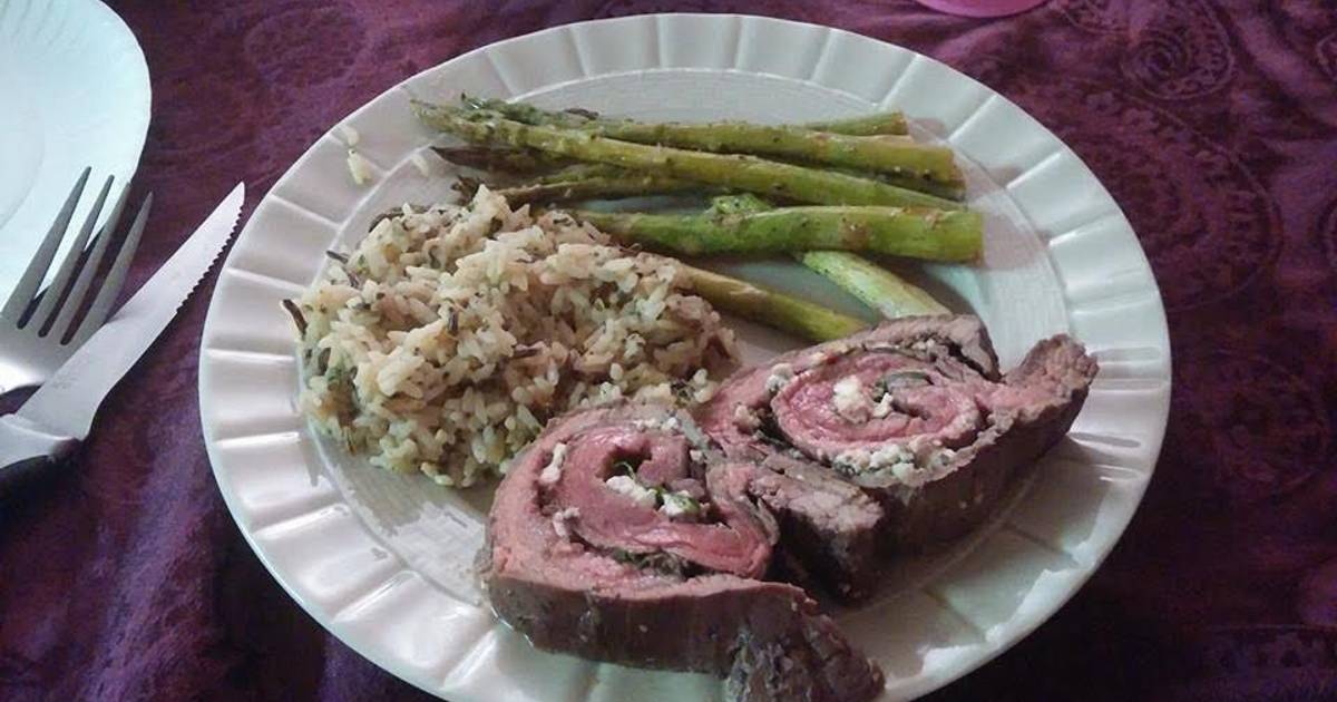 Flank Steak Pinwheels Recipe by Charlie Rice Cookpad