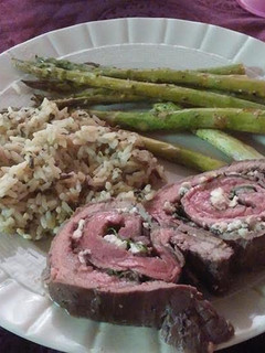 A picture of Flank Steak Pinwheels.