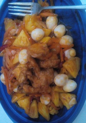 Foto resep Koloke ayam telor puyuh saus asam manis