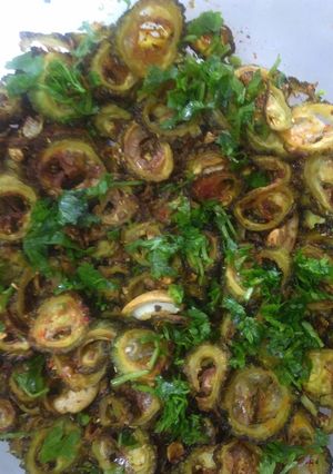A picture of BITTER GOURD(Karela) CRISPY VEGETABLE.