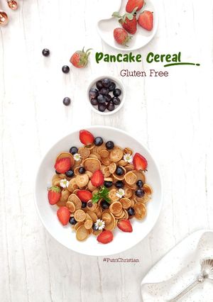 Foto resep Pancake Cereal Gluten free
