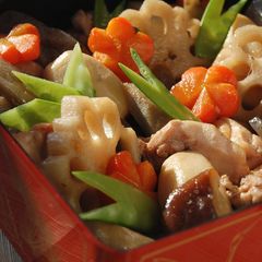 For Osechi, Too! Chikuzen-ni With Lots of Root Vegetables A picture of For Osechi, Too! Chikuzen-ni With Lots of Root Vegetables.