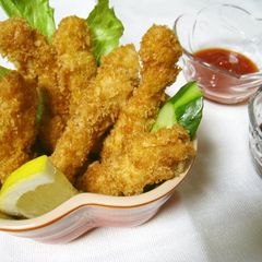 A picture of Simple & Hospitable ✿ Fried Chicken Tenderloin Sticks ✿.
