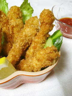 A picture of Simple & Hospitable ✿ Fried Chicken Tenderloin Sticks ✿.