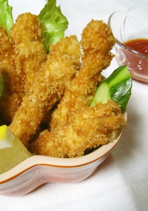 A picture of Simple & Hospitable ✿ Fried Chicken Tenderloin Sticks ✿.
