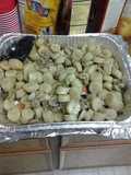 Green bananas and chicken gizzards