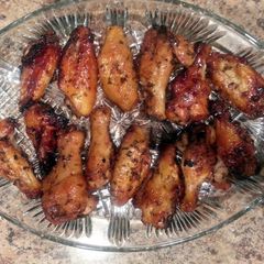 A picture of Garlicky Honey Baked Wings.
