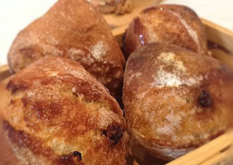 Step-by-Step Guide to Prepare Award-winning Walnut and Caramel Pain Rustique With Natural Bread Starter