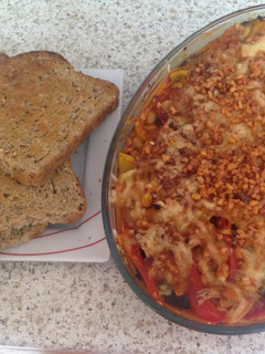 A picture of My Mixed Grill Oven Bake 😘.