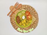 Soto ayam kuah kuning (tanpa santan)