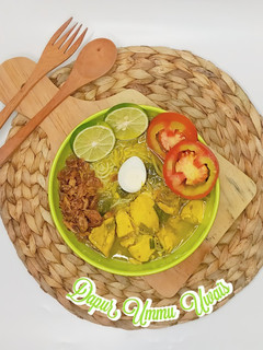 Foto resep Soto ayam kuah kuning (tanpa santan)