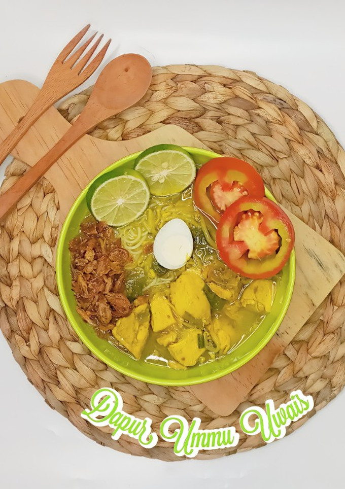 Foto resep Soto ayam kuah kuning (tanpa santan)