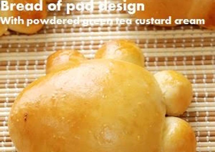 How to Prepare Any-night-of-the-week Paw Shaped Green Tea Custard Cream Bread