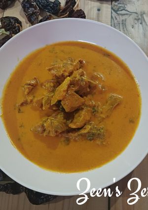 A picture of Chha Gosht - A Himachali Buttermilk Lamb Curry.