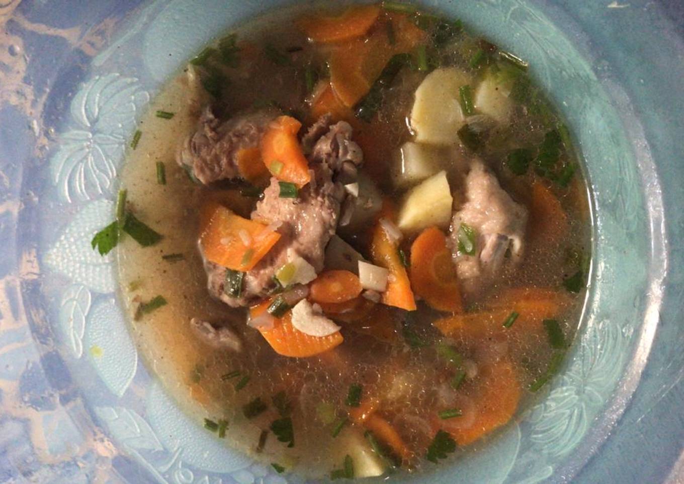 Sup Ayam Ala Anak Kost