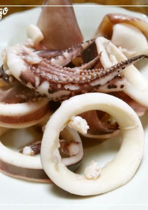 A picture of Prepping Squid.