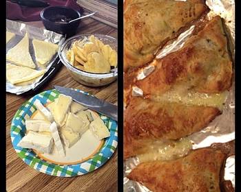 Fresh, Prepare Recipe Turkey Brie  Apple Pockets Home Style