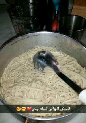 صورة لوصفة مكرونة كريما اعشاب الايطالية