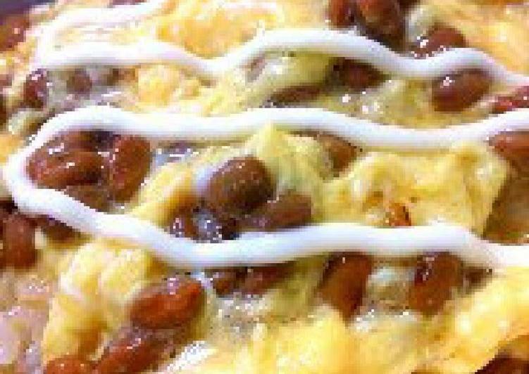 Steps to Make Homemade Easy Natto Omurice Loved by Kids