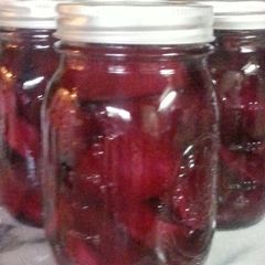 A picture of Canned " Red Beets ".