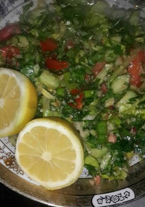 صورة لوصفة تبولة
